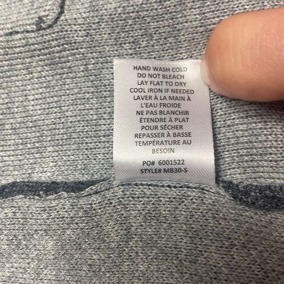 Bobeau • Gray Sweater Cardigan • Sleeveless • Open Front • Small - Picture 8 of 9